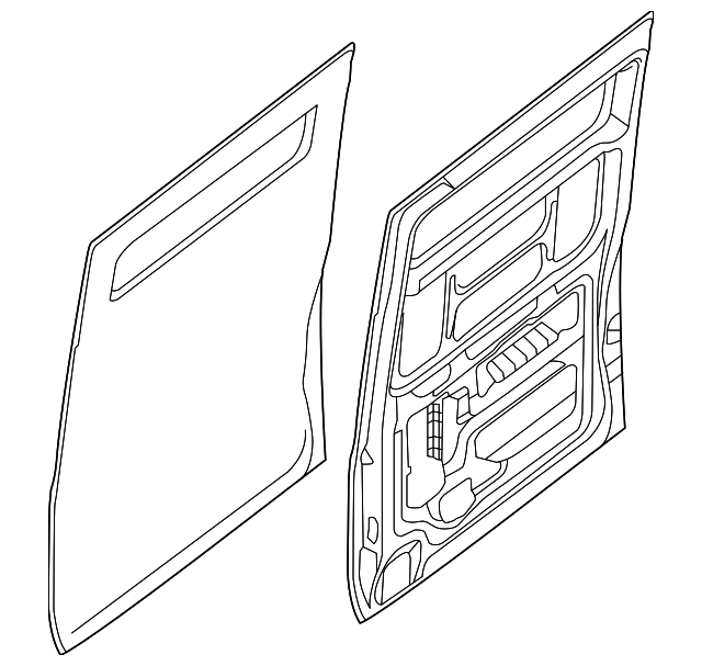 82100-1PC0B DOOR SHELL