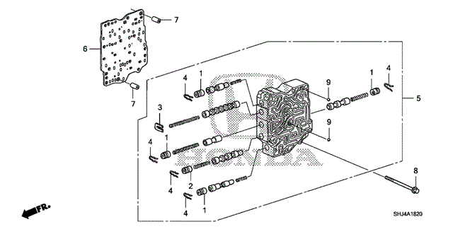 TRANSMISSION - AUTOMATIC/AT SECONDARY BODY ('07-) for 2007 Honda ODYSSEY #1