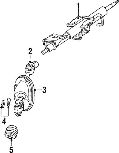 Sonata STEERING COLUMN ASSEMBLY
