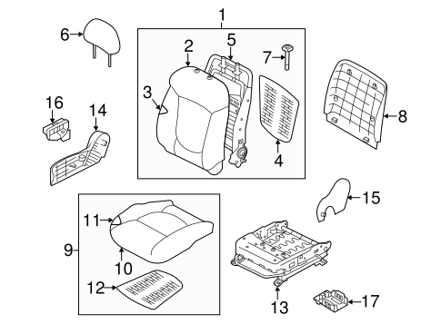 Forte FRONT SEAT COMPONENTS 3