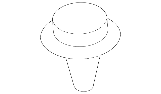 0K34A-68401 REAR BODY TRIM FASTENER