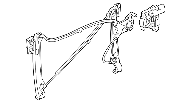 92249759 Деталь WINDOW REGULATOR, LEFT