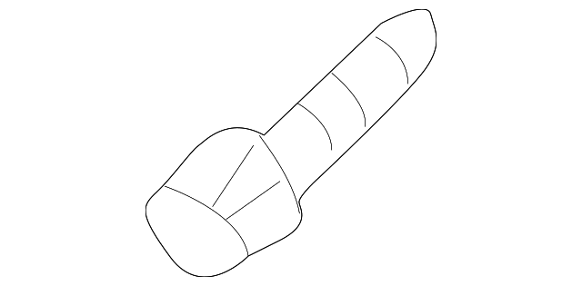 54368AG00B Деталь LOWER BALL JOINT BOLT, LEFT