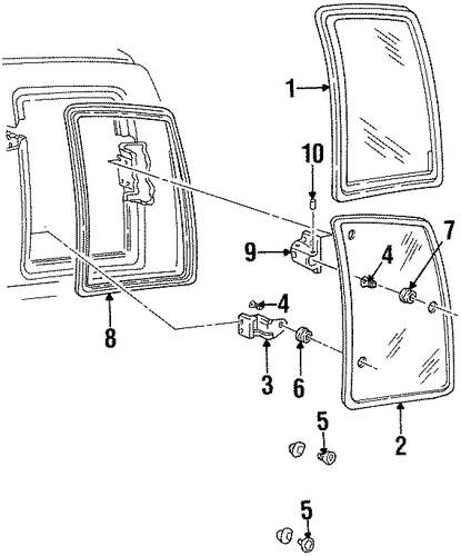 C2500 SIDE GLASS