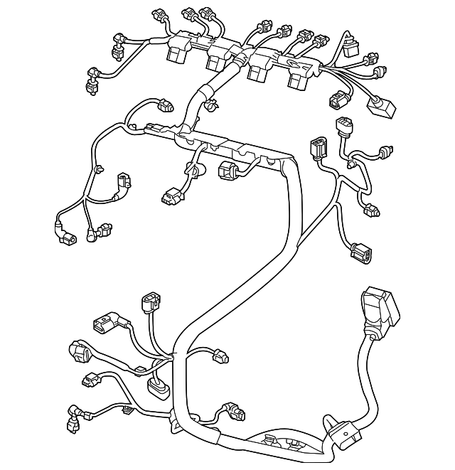 8V1-971-072 Деталь WIRE HARNESS