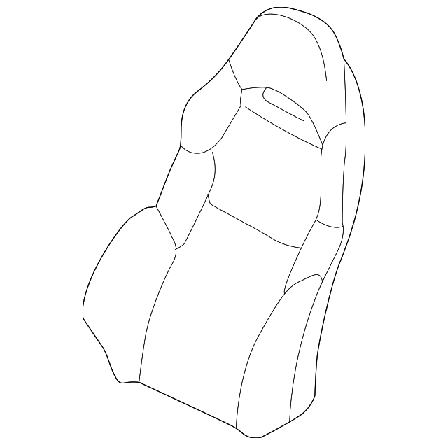 71073-2H320-C0 Деталь SEAT BACK COVER, RIGHT