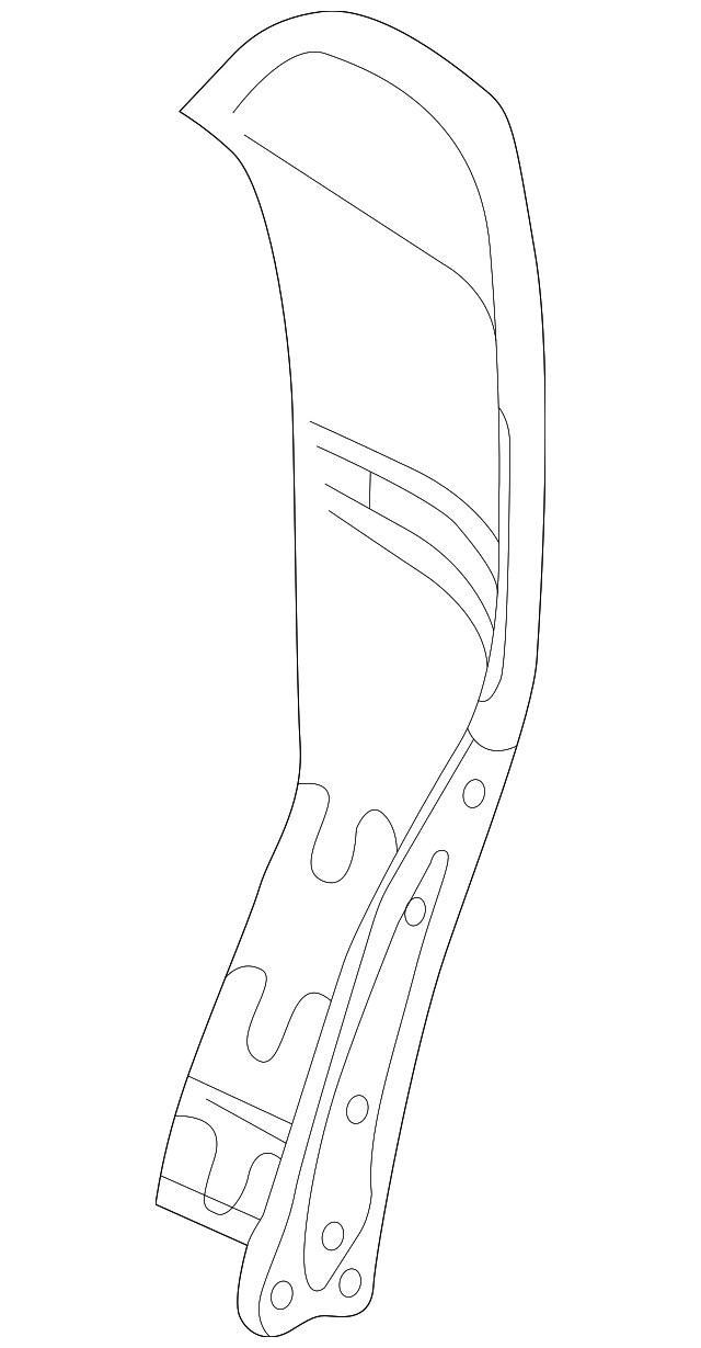 71630-20830 Деталь SEAT BACK FRAME, LEFT