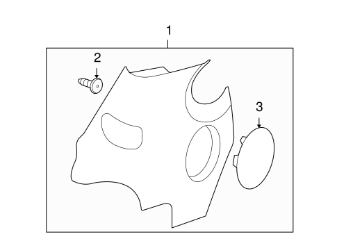 Corvette INTERIOR TRIM - QUARTER PANELS