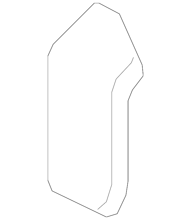 4664357L00 Деталь STABILIZER LINK BRACKET, RIGHT