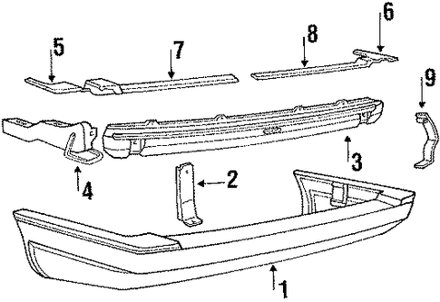 Fox BUMPER & COMPONENTS - REAR 2