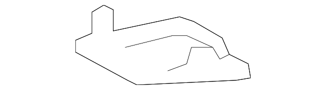 73137-0R010-B0 Деталь BELT & RETRACTOR UPPER COVER