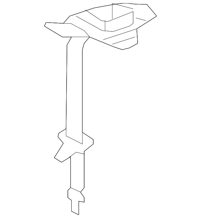 73320-0R011-B3 Деталь CENTER SEAT BELT