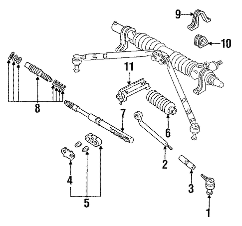 Monaco STEERING GEAR & LINKAGE 2