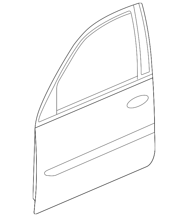 89022640 Деталь DOOR SHELL, RIGHT