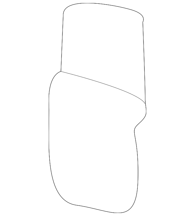 GD7A8813180 Деталь SEAT BACK COVER, RIGHT