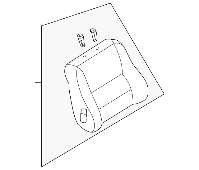 GD7F8818027 Деталь SEAT BACK ASSY