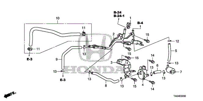 ENGINE/INSTALL PIPE - TUBING (L4) for 2010 Honda ACCORD SEDAN #1