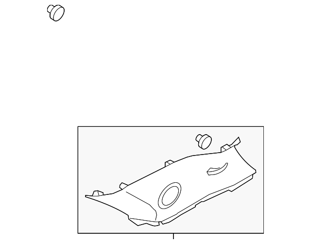 85855-2P200H9 Деталь UPPER QTR TRIM, LEFT