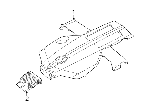 ML400 ENGINE APPEARANCE COVER