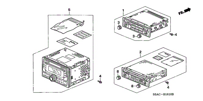 CIVIC SEDAN AUTO RADIO