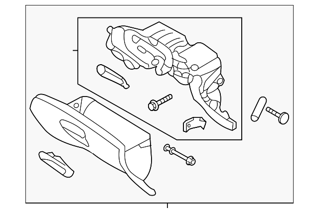 84500-4D040CS Деталь GLOVE BOX ASSY