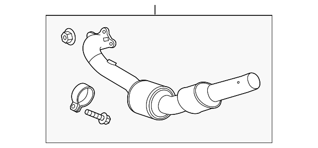 22980286 Деталь CONVERTER & PIPE, RIGHT