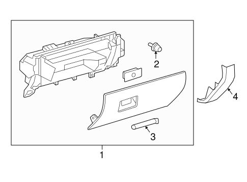 Tacoma GLOVE BOX