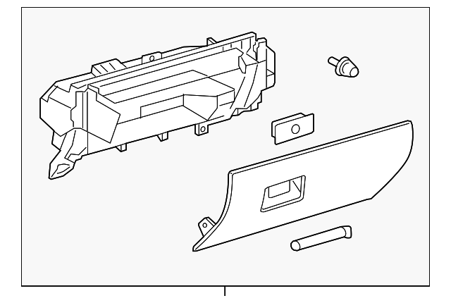 55550-04061-E1 Деталь GLOVE BOX ASSY