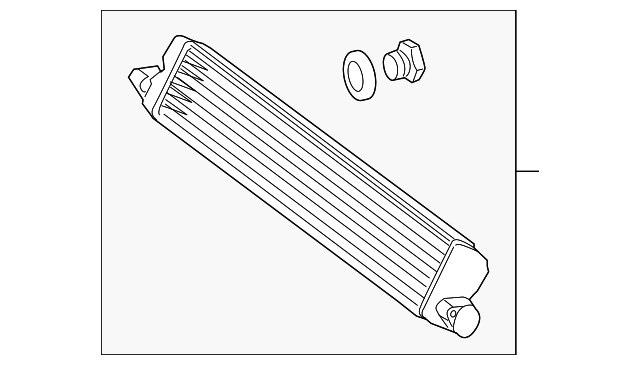 099-500-10-00 Деталь OIL COOLER