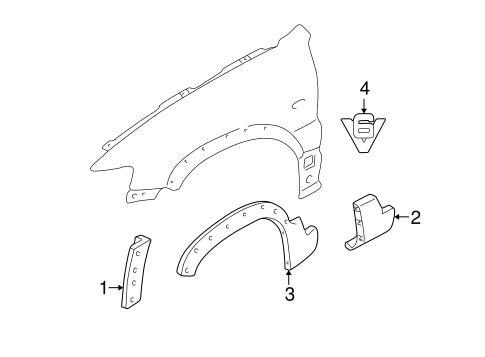 Escape EXTERIOR TRIM - FENDER