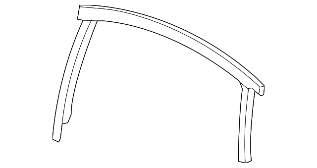 68082822AG Деталь GLASS RUN, RIGHT