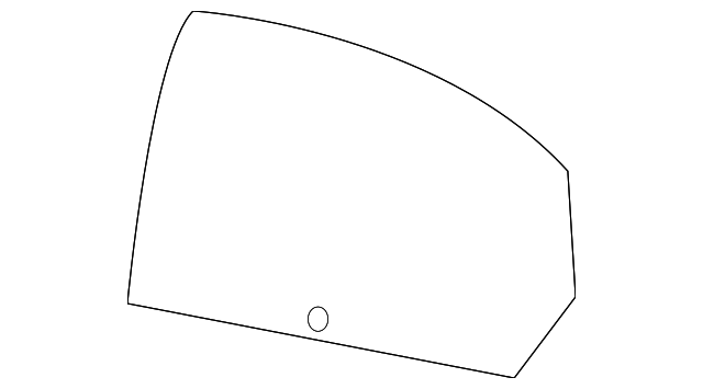 68082405AB Деталь DOOR GLASS, LEFT