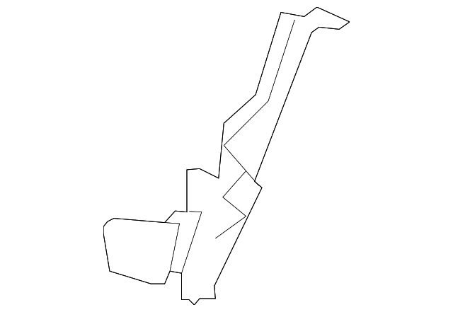 68021440AA LATCH SUPPORT, RIGHT