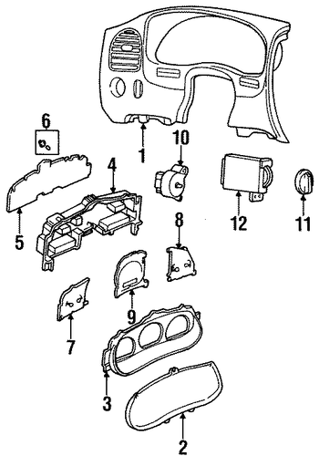 B2300 INSTRUMENT GAUGES