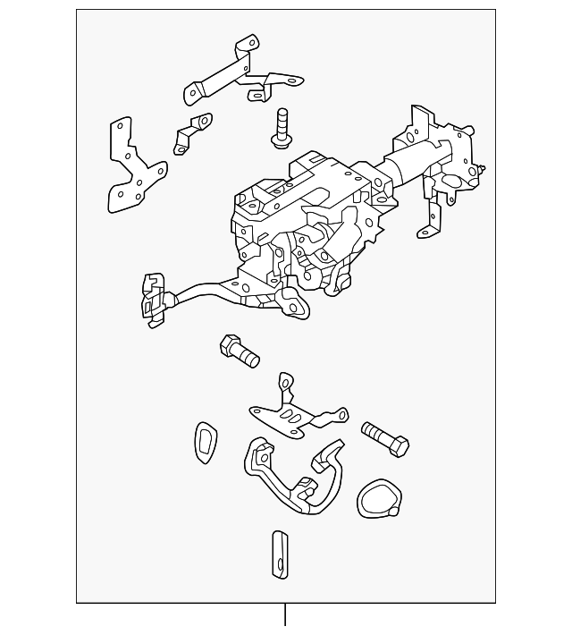 488114GA9E Деталь COLUMN ASSY