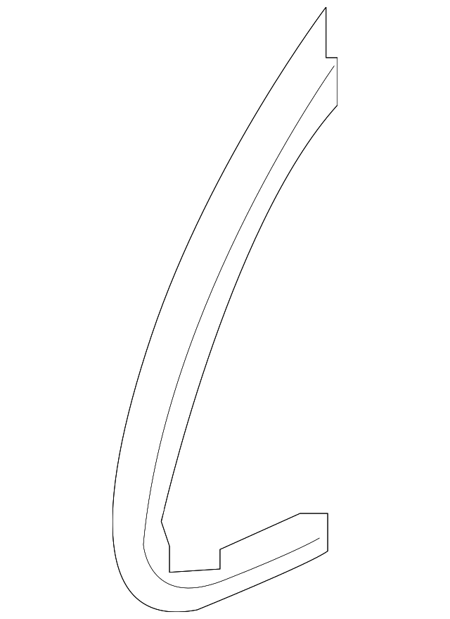61992-02060 HINGE COVER SEAL, LEFT