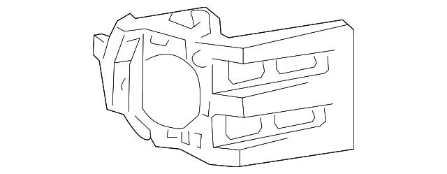 52126-76020 Деталь FOG LAMP BEZEL MOUNT BRACKET, LEFT