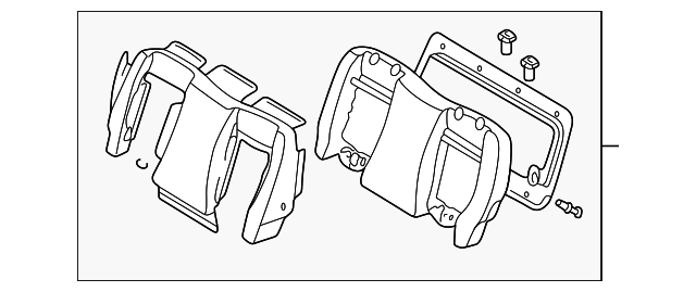 88600-7B920 Деталь SEAT BACK ASSY