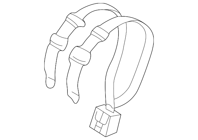 88636-1B900 Деталь SEAT BELT ASSY, LEFT