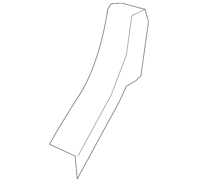 89666ZQ00A Деталь HINGE COVER, LEFT