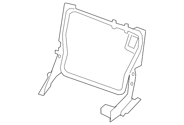 89651ZQ30A Деталь SEAT BACK FRAME, LEFT