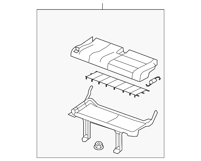 89350ZQ10A Деталь CUSHION ASSY, LEFT