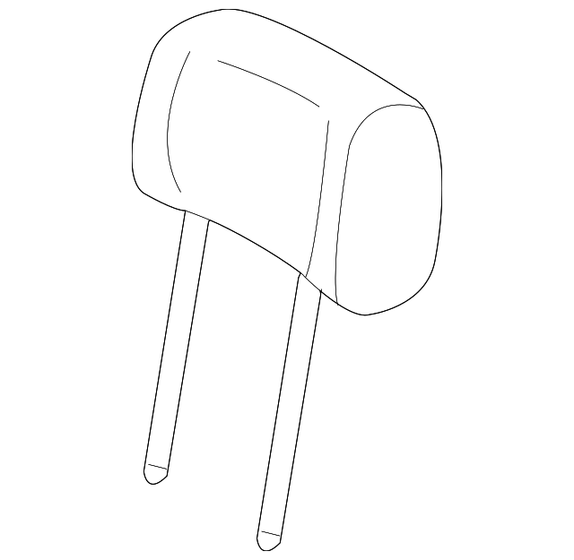 5125368AA Деталь HEADREST, LEFT