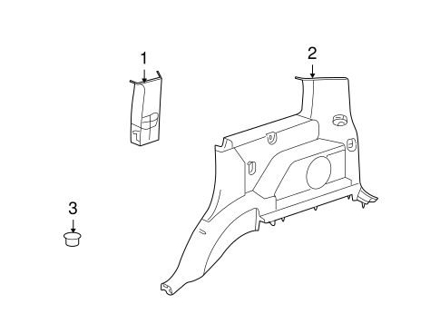Nitro INTERIOR TRIM - QUARTER PANELS