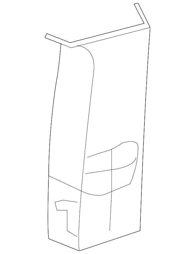 1BH86DW1AC Деталь PILLAR TRIM, RIGHT