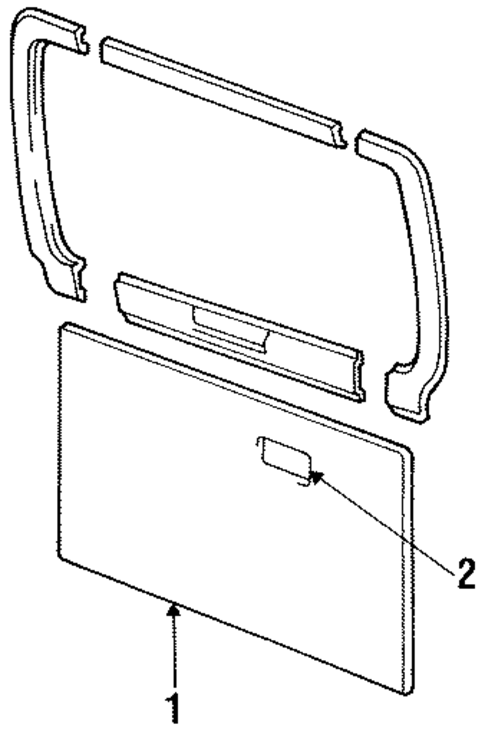 Raider INTERIOR TRIM - BACK DOOR