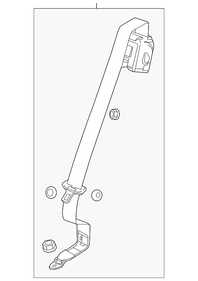 19299524 Деталь CENTER BELT ASSY