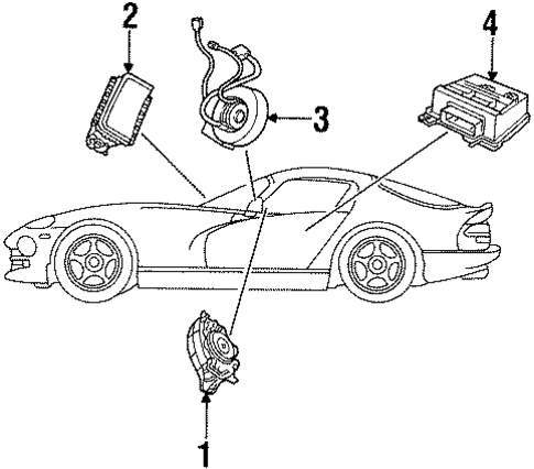 Viper AIR BAG COMPONENTS