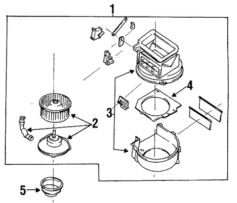 Altima BLOWER MOTOR & FAN 2