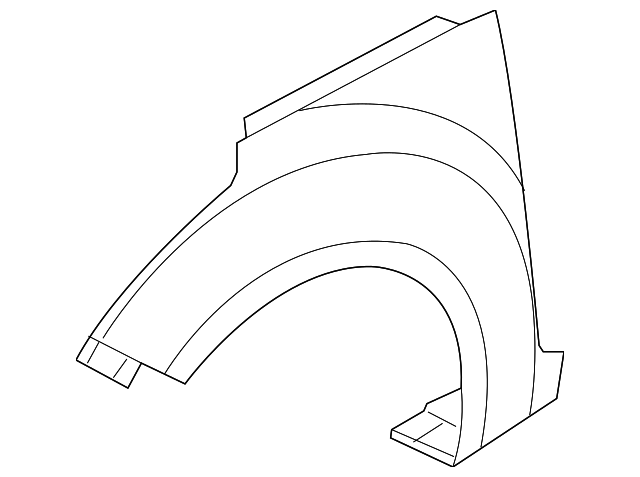 66321-2V010 FENDER, RIGHT